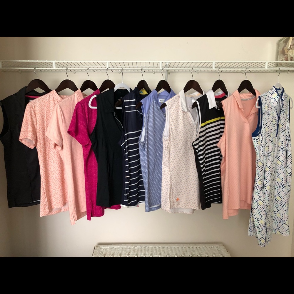 10 golf shirts